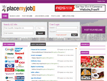 Tablet Screenshot of placemyjob.com